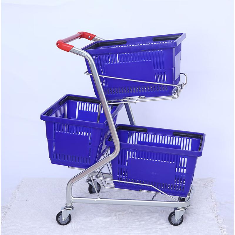 Tongjing Three-Basket Style Shopping Cart