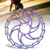Stainless Steel Electroplating Color Dazzling Hollow Ultralight Bike Disc Brake Bicycle Accessory
