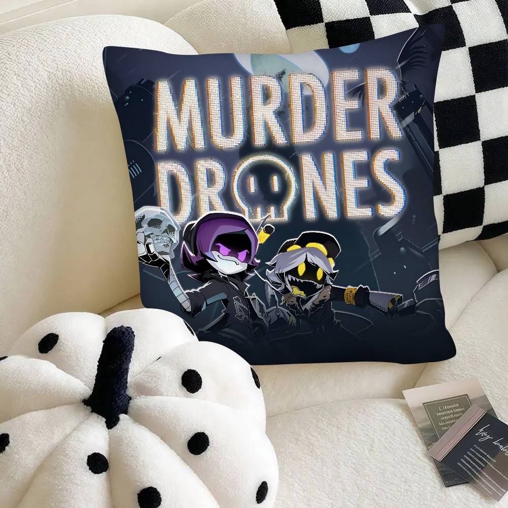 M-Murder D-Drones Spiel Kissenbezug Mode Quadratischer Kissenbezug Schlafzimmer Sofa Zimmer Ins Dekoration Freizeit