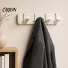 No Drill Wall Hooks Over The Door Hanger Hooks, Foldable Drilling Adhesive Coat Rack, Invisible Space Saving Organizer, for Coats Bags Towels Scarves