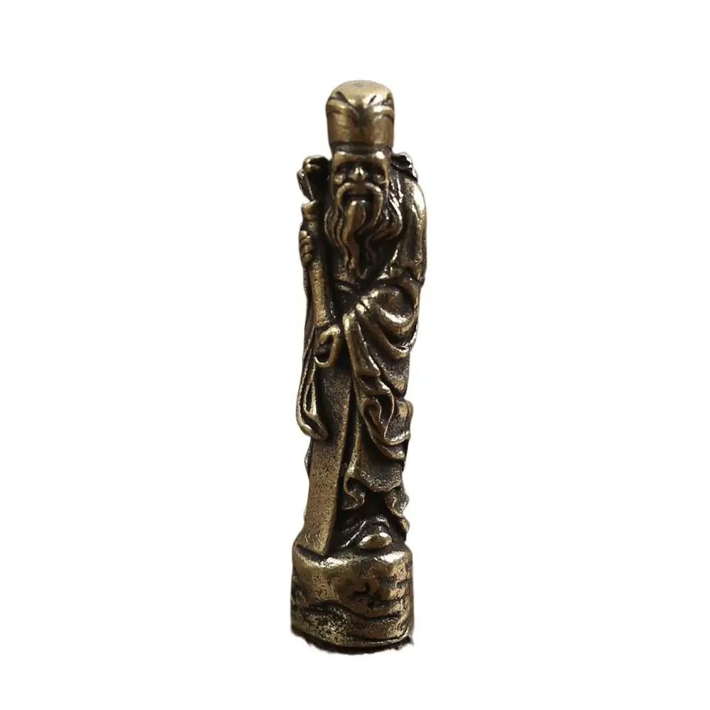 Vintage Copper Crafts Buddha Sculpture Handmade DIY Buddha Pendant Accessories Carved Buddha Miniatures Home Decor