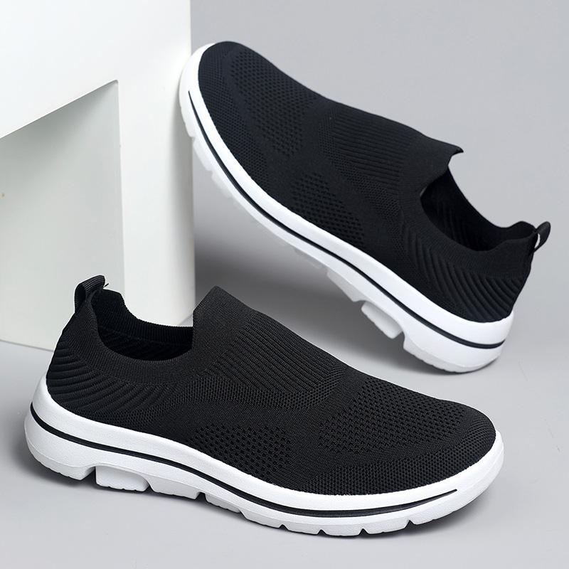 Outdoor Slip on Men's Casual Shoes Comfortable Walking Sneakers Breathable Lightweight Athletic Jogging Sport Shoes Hikihg Shoes