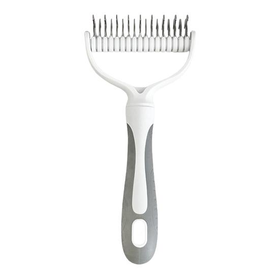 Deshedding Dog Brush for Long Haired Dogs Cats Undercoat Shedding Rake for Dematting Detangling Matted Fur And Knots Pet Grooming Supplies
