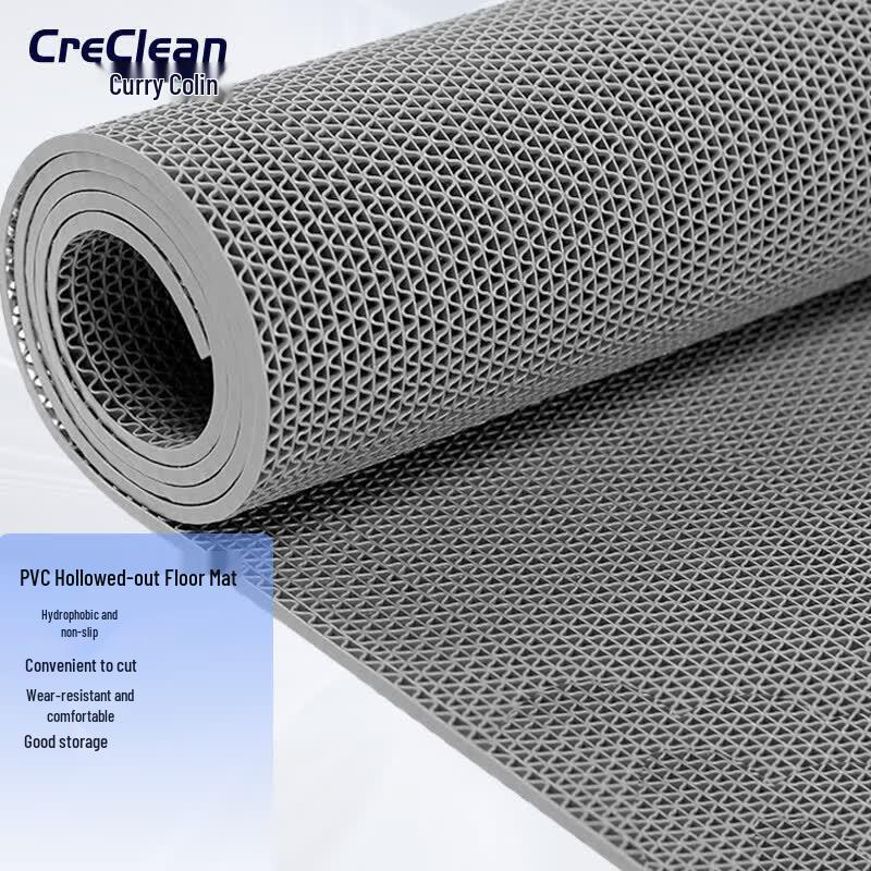 CreClean S-Type PVC Hollow Anti-slip Mat 5mm x 0.9m x 20m