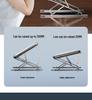 N3 Aluminum Laptop Stand - Double Layer Adjustable Folding Desk