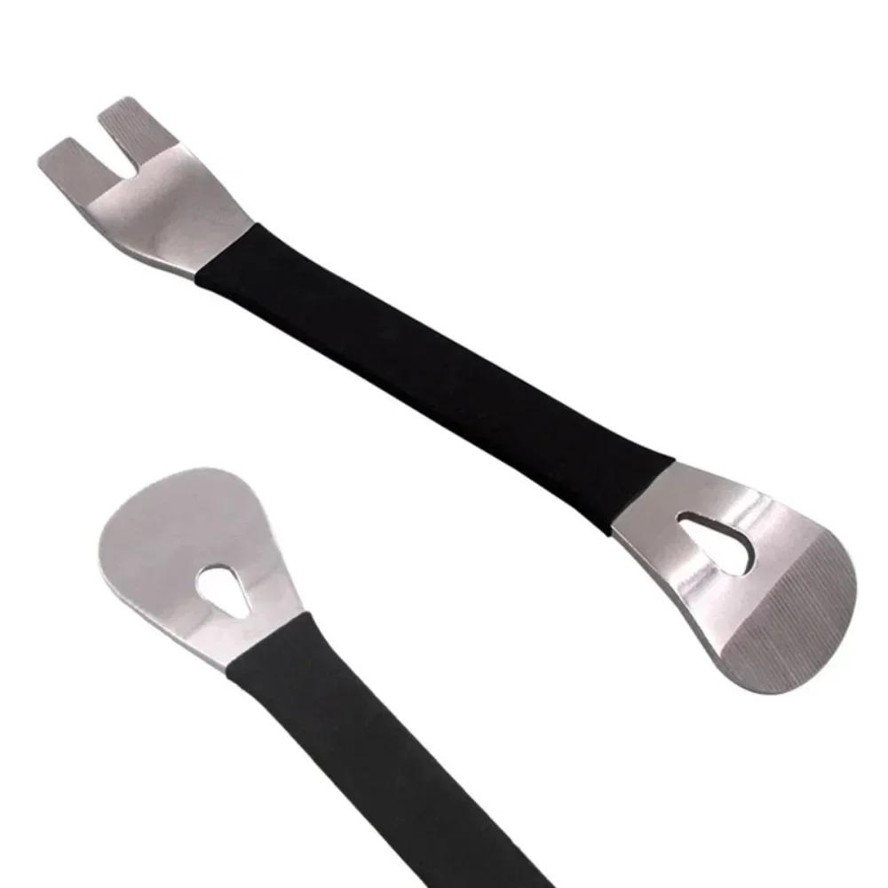 6Pcs Portable Auto Door Clip Trim Removal Tools Kits Car Dashboard Audio Radio Panel Repair Metal Removal Pry Disassembly Tool