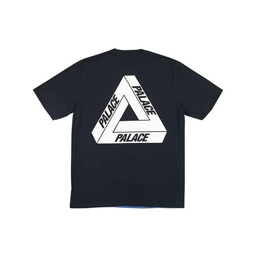 Palace Reverso T-Shirt Black Purple Logo Printing Short Sleeve Unisex 'Black Blue' PAL-SS18-002