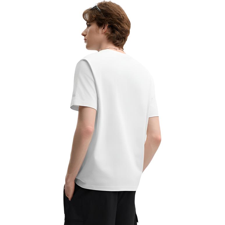 FILA Original Print Letter Minimalist Short Sleeve T-Shirt Men tops F11M639130FWT