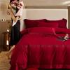 OEING Elegant Wedding Embroidered Four-Piece Bedding Set