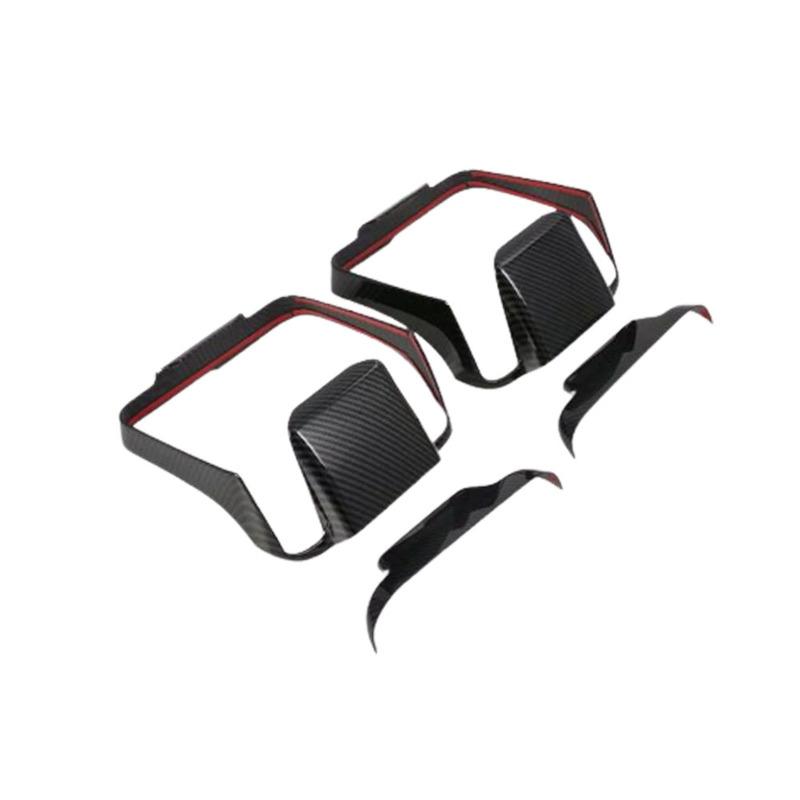 Car Styling Cover Detector ABS Chrome Trim Back Tail Rear Light Lamp Frame Stick For Jeep Wrangler JL 2018