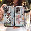 Anti-knock Wristband Phone Case For HTC U23 Pro/U23 Back Cover Anti-dust Phone Holder Cartoon Wrist Strap Dirt-resistant