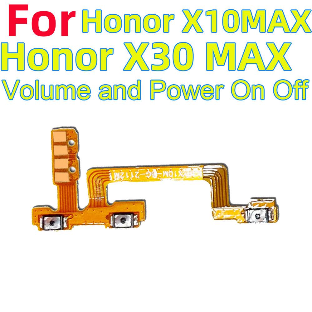 Power ON OFF Mute Switch Control Key Volume Button Flex Cable for Huawei Honor X10 MAX / X30 MAX Power On Off Volume Power Volume