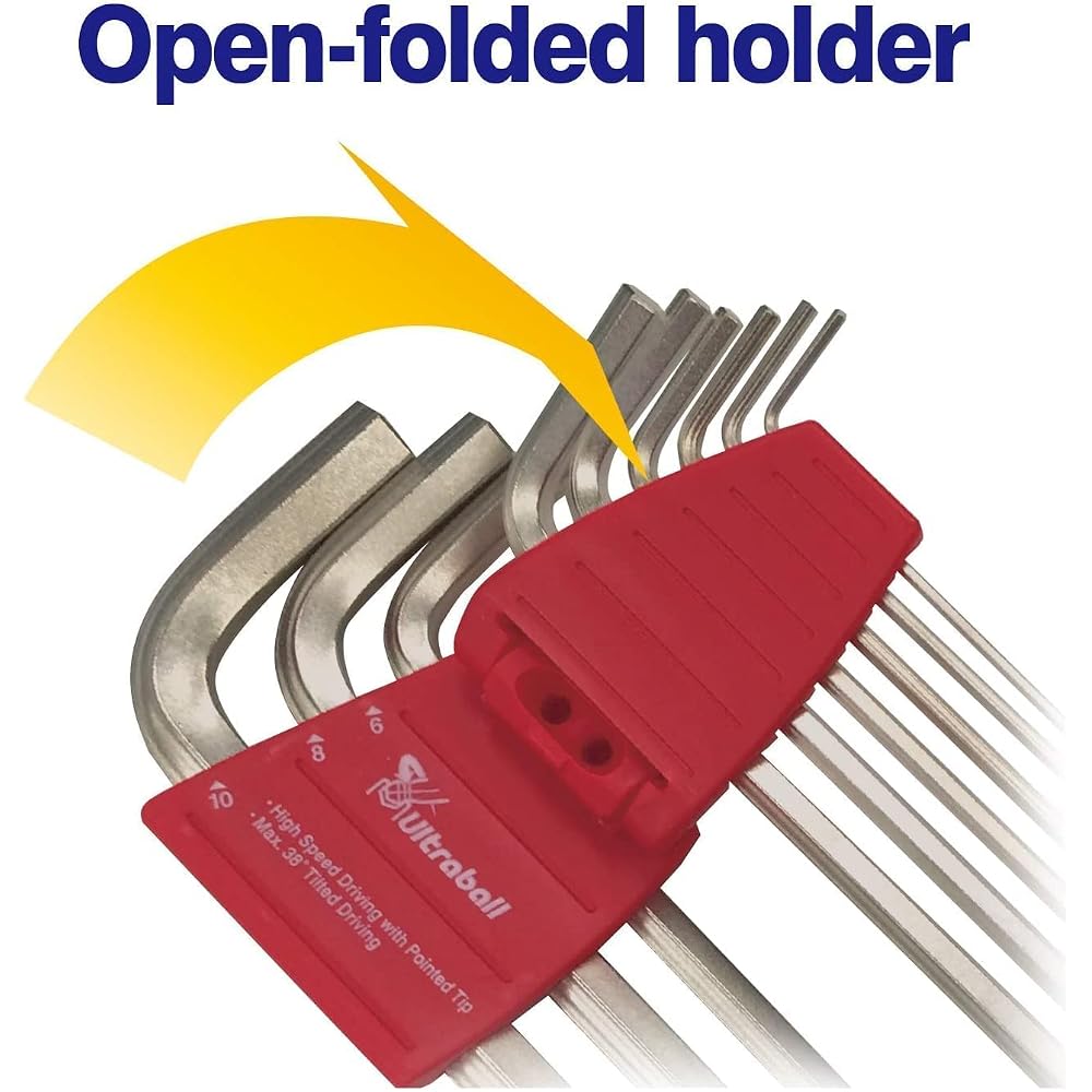 [Amazon.co.jp Exclusive] Vessel (VESSEL) Main Tightening Ball Point L Type Hex Wrench Set (Set Of...