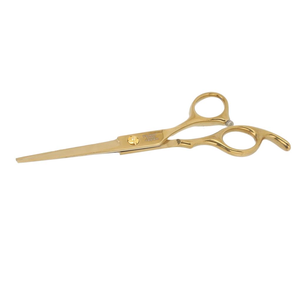 Hair Cutting Shears Stainless Steel Incisive Curved Handle Hairdressing Scissors for Barber Shop