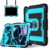 Funda Resistente a Golpes con Soporte para iPad Air 4 5 6 de 10.9 Pulgadas, Cubierta de Silicona con Soporte, Estilo de Negocios, Carcasa Dura