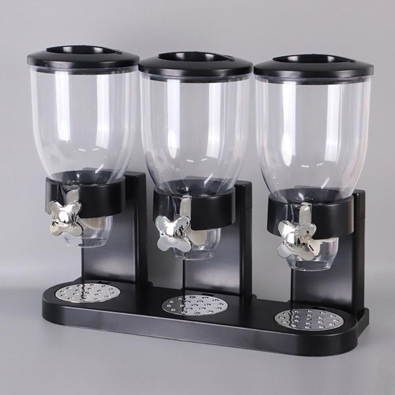 Sturdy Food Dispenser with Sealed Lids Designs for Dry Goods Storage Preservation