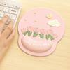 Hand Support Tulip Mouse Pad Rubber Base Mouse Wrist Rest Wrist Rest Mouse Pad  Office Worker