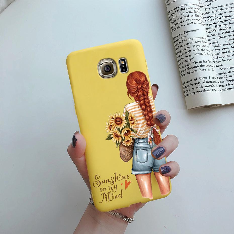 For Samsung Galaxy S7 egde case Cover for Samsung Galaxy S6 edge Case for Samsung S7 S6 G920F SM-G925F Cover Cute Silicon Fundas