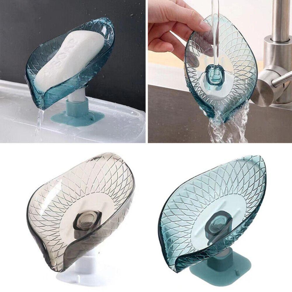

Durable No Drilling Drain Holder Soap Rack Bathroom Accessories Soap Dish Soap Holder