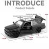 1:36 M3 Sports Car Model Toy Alloy Body Rubber Tires Miniature Cars Doors Opened Pull Back Vehicles Models Interactive Toys