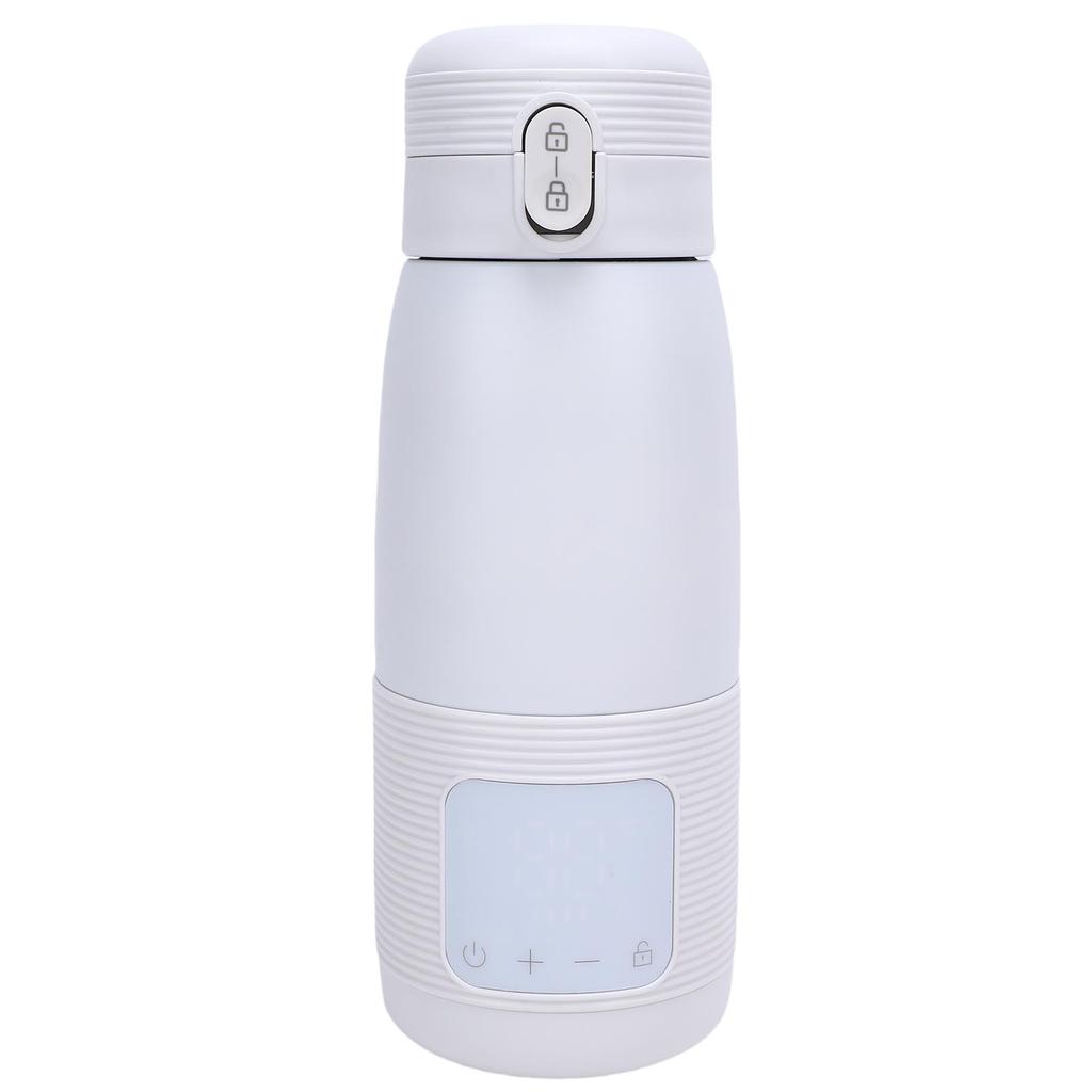 Încălzitor portabil fără fir pentru lapte, cu baterii, încălzitor de biberon pentru călătorie, control al temperaturii 37 grade Celsius 55 grade Celsius pentru