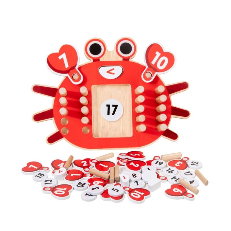 

Educational Counting Set For Children Wooden Arithmetical Addition Subtraction Math Toy For Early Number Recognition Skill 1