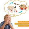 6 In 1 Wood Car Building Kits with Helicopter Tank STEM Kits DIY 3D Wooden Puzzles Craft Projects Science Set for Kids Boys