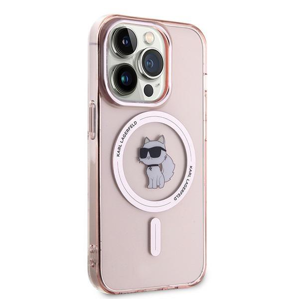 Karl Lagerfeld Klhmp14Xhfccnop Iphone 14 Pro Max 6.7 Różowy/Pink Hardcase Iml Choupette Magsafe