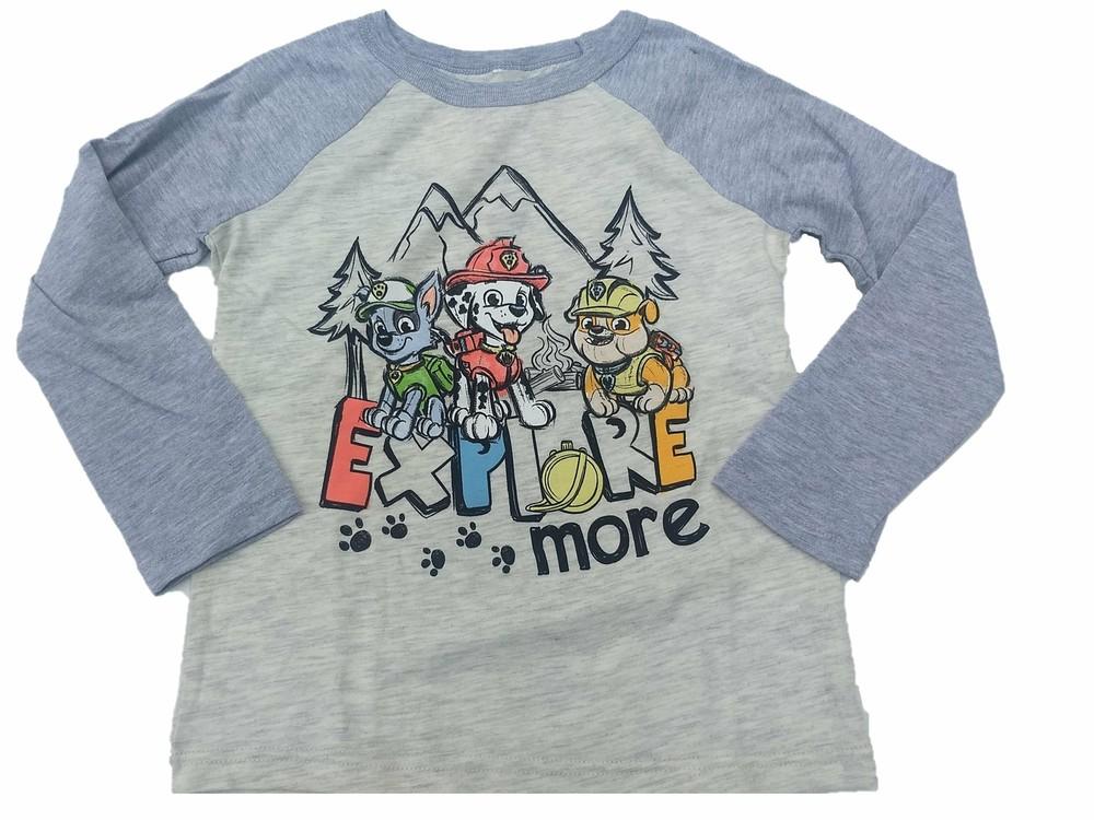 Paw Patrol Explore More Nick Jr. Nickelodeon Boys T-Shirt (Cream) Unisex T-Shirt XXXL