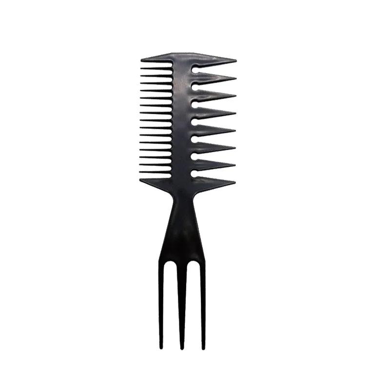 

Набор расчесок с широкими зубьями для распутывания кудрявых, волнистых, густых волос, антистатический, массажный, салонный, парикмахерский, инструмент для укладки париков, 1/3 шт.