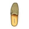 Sommar Andningsbara Herrskor Mode Äkta Läder Halvskor Slip On Mockasiner Casual Halvloafers