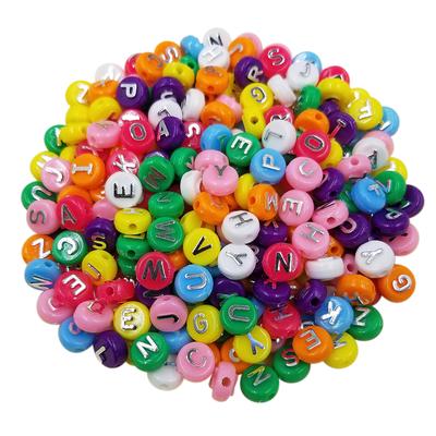 Jewelry Making Loose Beads Letter Flatback Pendant Wholesale Necklace Bracelet DIY for 50PCS 10mm  Beads