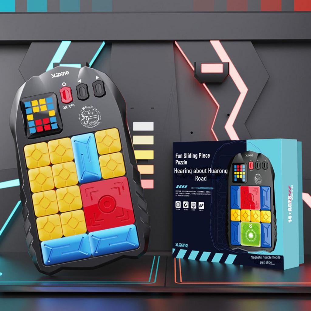 Huarongdao Digitale Magnetische Smarte Bausteine: Fortgeschrittenes elektronisches Schiebepuzzle für Kinder