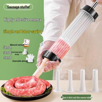 Deming Manueller Edelstahl-Wurstfüller