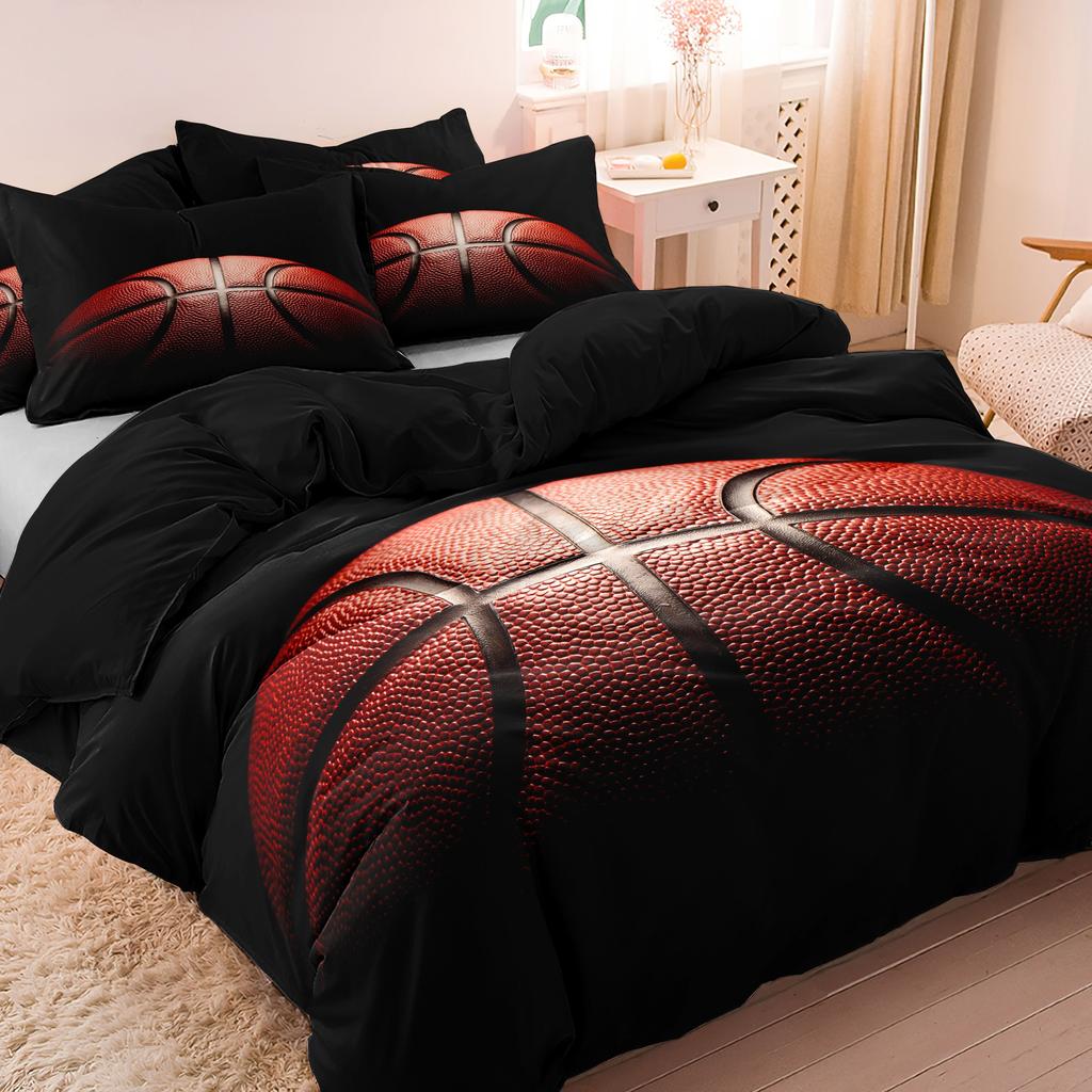 Anime Basketball Bedding Set 3D Printed Duvet Cover Set Soft Single Twin Double Queen Size Bed Set Home Decorations For Bedroom