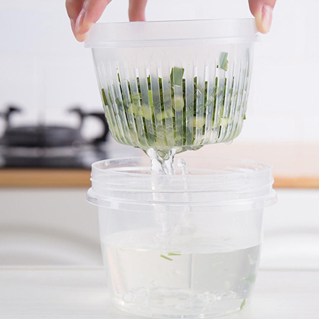 Refrigerator Storage Box Transparent Thickened Fresh Keeping Box for Kitchen Vegetable Fruits