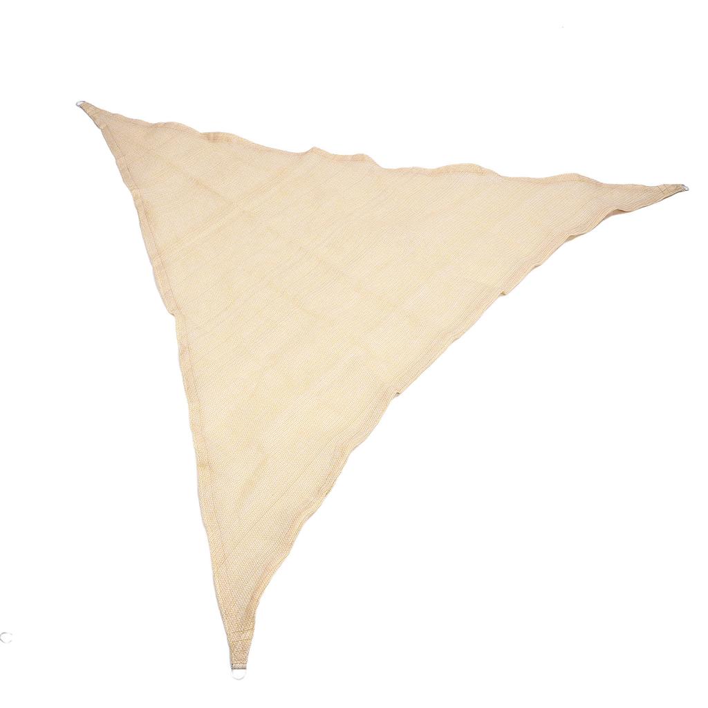 Triangle Sun Shade Sail for Patio Backyard Lawn Garden Outdoor Shade Canopy Sand PE