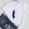 2026 Women Lady Clothing Floral Women Print European and American Short-sleeved T-shirt Women Clothing  Tops  Oversized TShirt