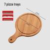 Pizzabakset med serveringsfat i bambu