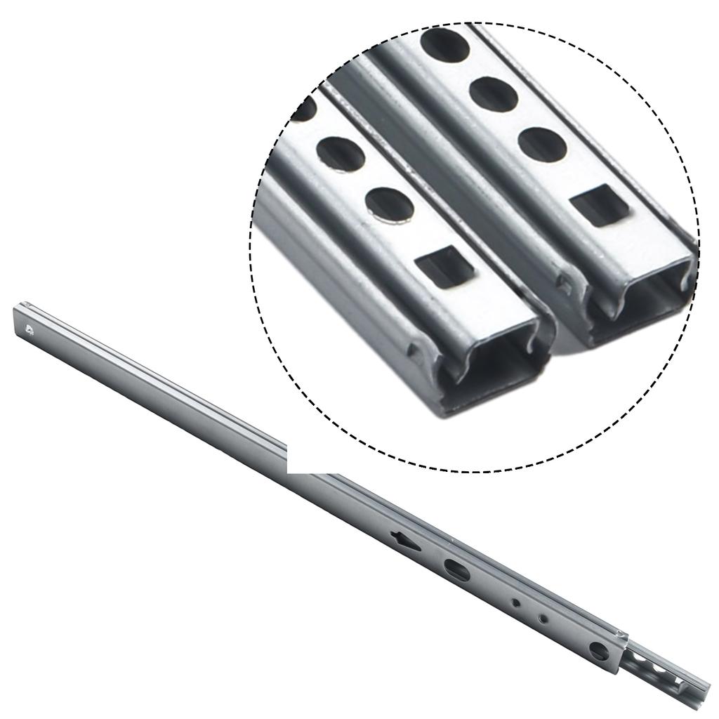 Parts Drawer Slides Rail 2pcs Kitchen Cupboard Drawer Slides Furniture Newest