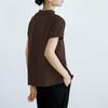 Short Large Cut and Raglan Quick Round Summer Loose Black [Shanique] Women's T-shirt, Sleeve, Top, Plain, Spring, Summer, 100% Cotton, Size,