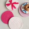 3Pcs Kitchen Table Mats Heatproof Colorful Dish Pad With Nonslip Base For Home Dining Protections Use