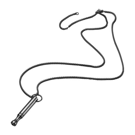 Halskette für achtsames Atmen, Halskette aus Titanstahl, Halskette zur Reduzierung von Angstzuständen, Halskette zur Linderung von Stress und Panik, Länge der Meditation, Halskette für inneren Frieden