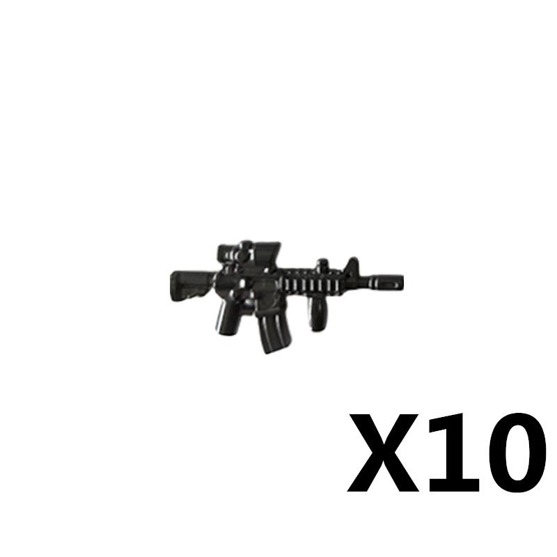 Vojáci Figurky Zbraně Stavebnice Pistole Poposha MP40 Puška AK74 Raketomet Kulka Plamenomet Hračky Dárek T051