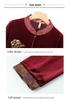 Elegant Golden Velvet Long-Sleeve Shirt for Elderly Women - Perfect for Spring and Autumn