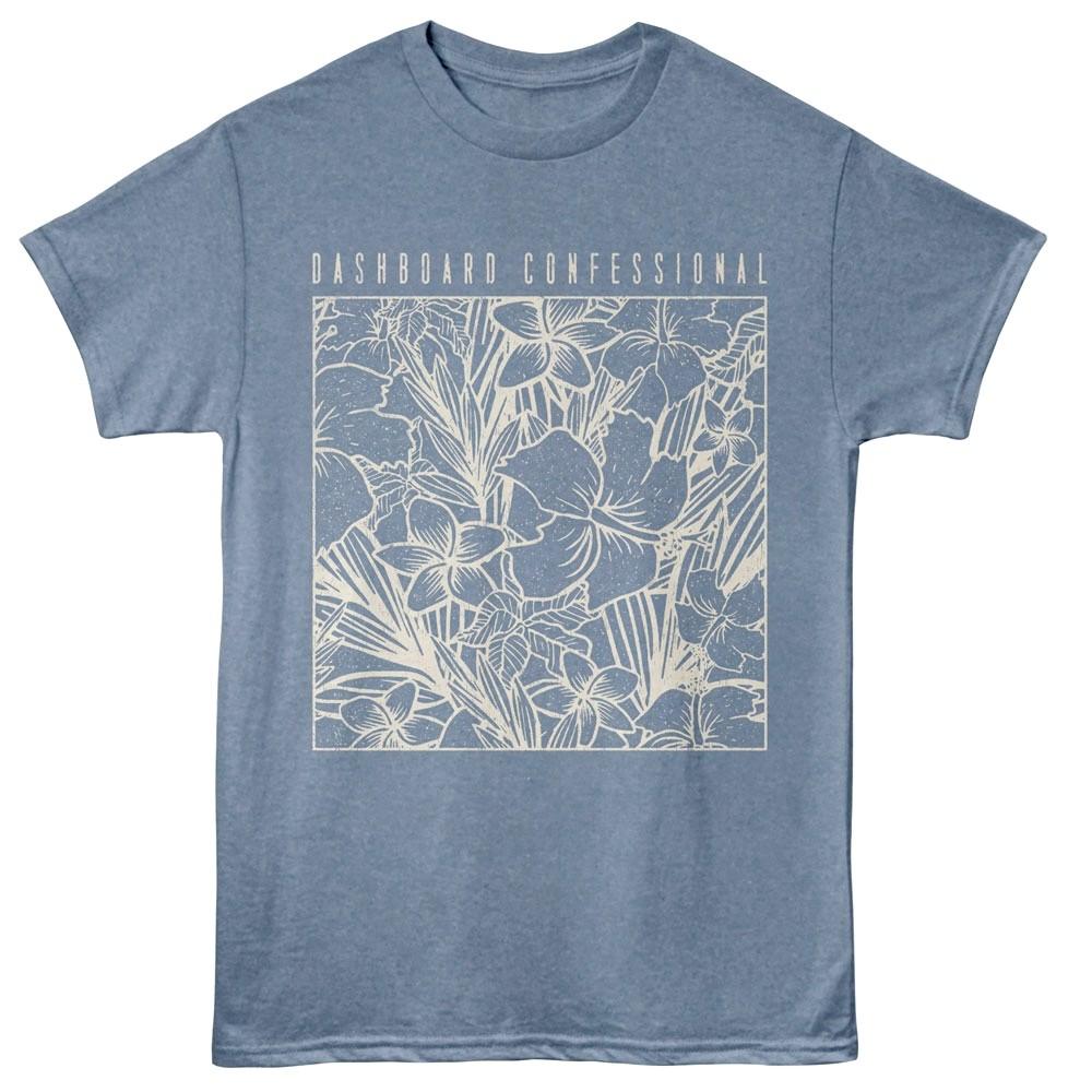 Dashboard Confessional Floral Men T Shirt S