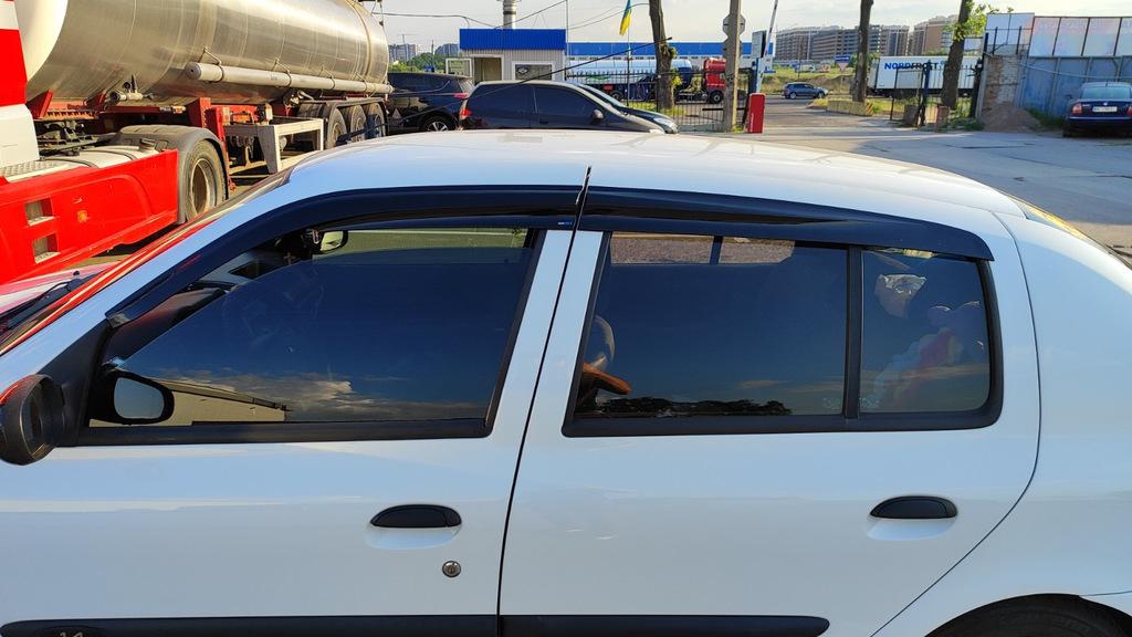 

Ветровики (4 шт, Sunplex Sport) для Renault Symbol 1999-2008 гг