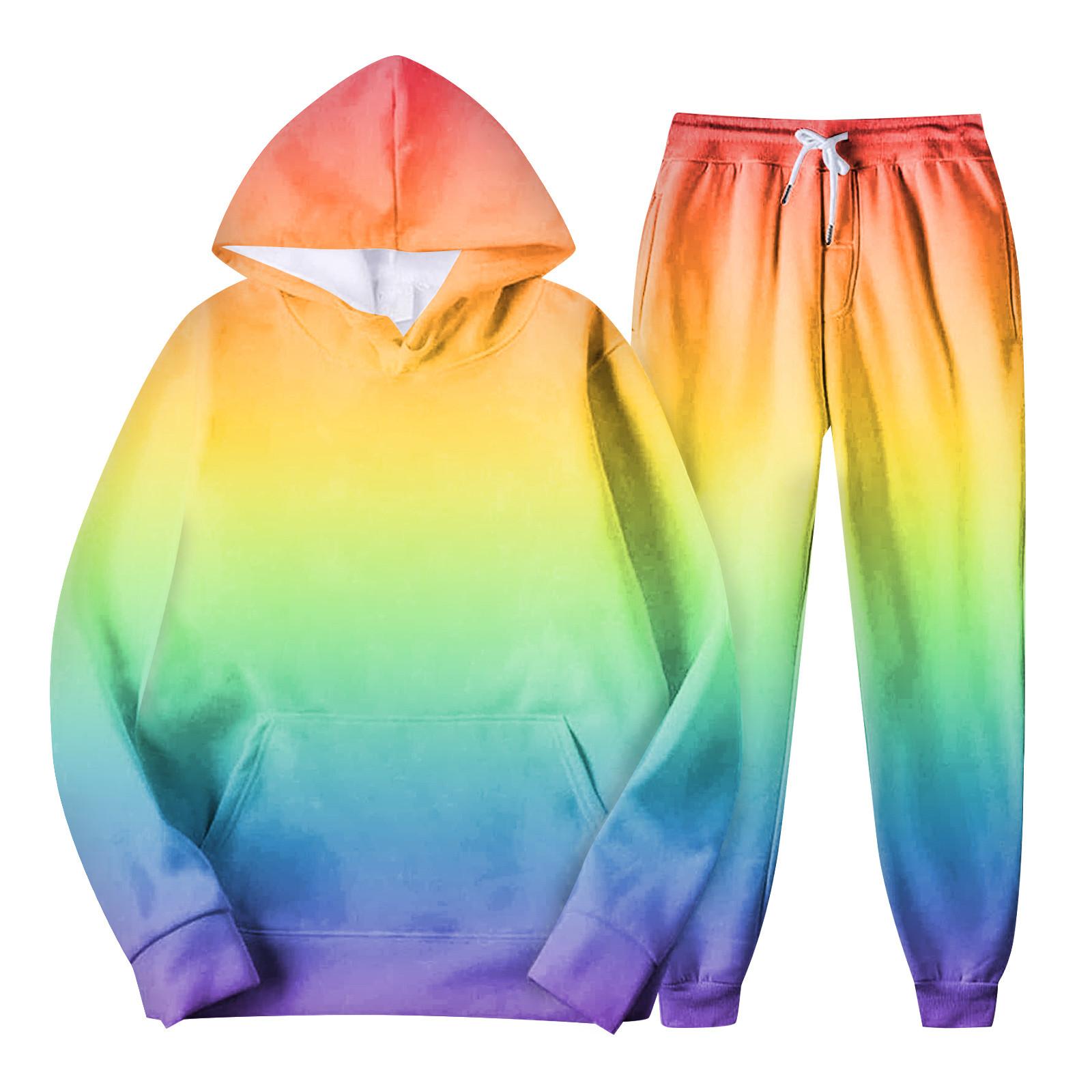 

Мужской спортивный костюм с капюшоном, унисекс, двухсекционная одежда для бега, пуловер с длинными рукавами, толстовки с капюшоном + комплект спортивных штанов XXL жёлтый