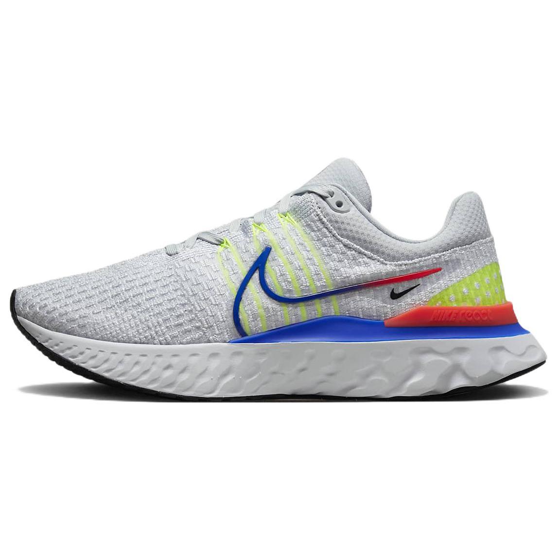 

Nike React Infinity Run Flyknit 3 Pure Platinum Racer Blue DX3353-001 44.5