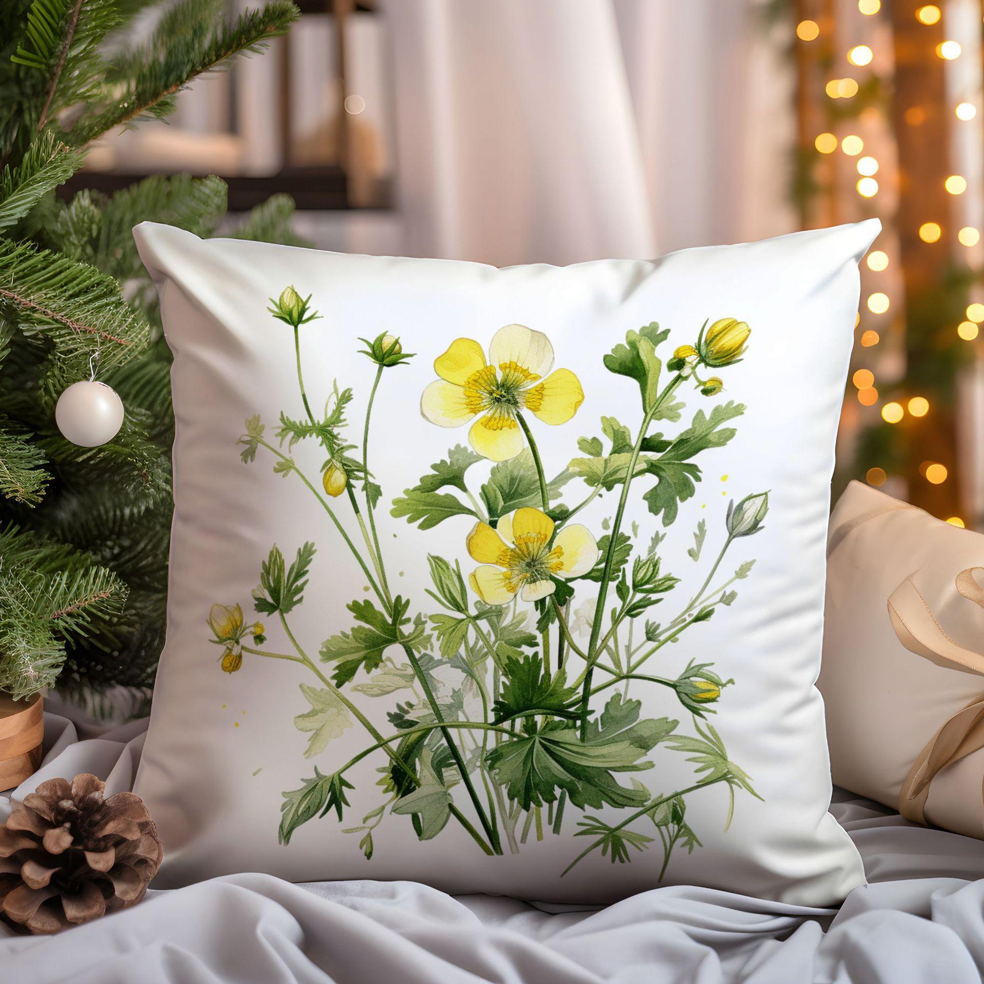 

Американская наволочка с растениями и цветами, бытовая подушка для дивана, автомобильная наволочка для балкона, украшение 45 * 45Cm without pillow core